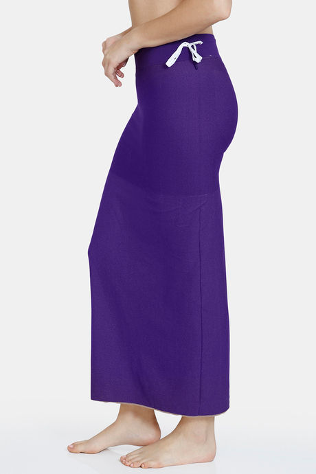 Zivame All Day Flared Mermaid Reversible Saree Shapewear - Violet Indigo N Toasted Almond — image 4